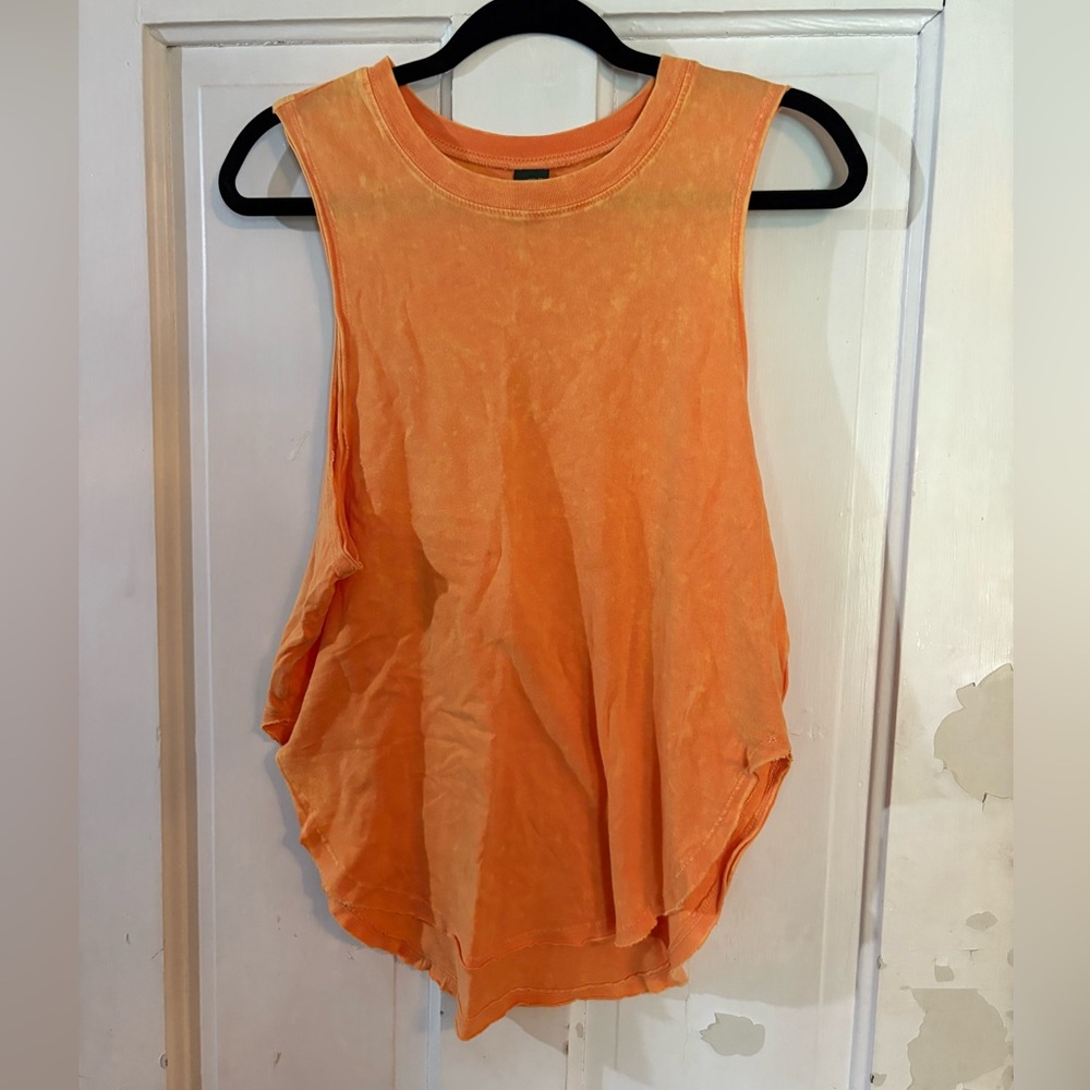 wild fable Orange Muscle Tank - Sleeveless Casual Top